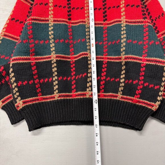 Vintage American Eagle Retro 100% Wool‎ Chunky Sweater Large - Picture 4 of 5